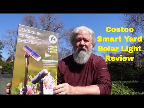 I review Costco Smart Yard Solar Landscape Light - Spring 2021