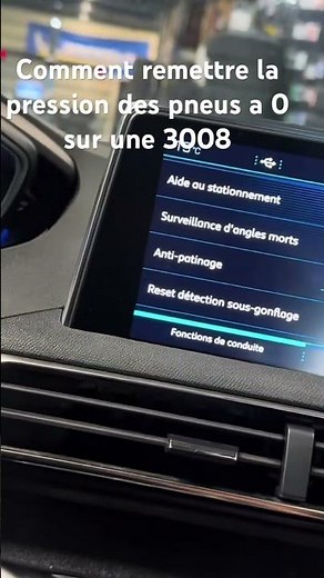 How to Reset Tire Pressure on a 3008 #automobile #cartips