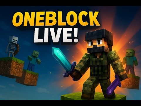 Minecraft ONE Block Day-2 | Grinding XP & Epic Wins 🎮⚡