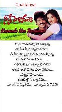 Kannullo Nee Roopame song # lyrics # NINNE PELLADATHA movie # Nagarjuna | Tabu