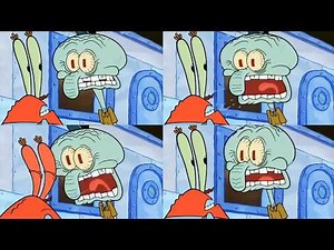 Squidward says "Because, I'm all out of money!" 1 million times