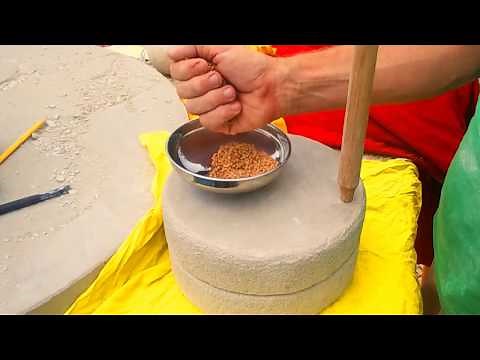Stone Hand Mill "Mini" Grinding Grain