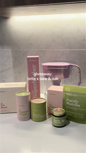 Brita Canada on Instagram: "The Cozy Sip & Soothe Giveaway 🍂 Fall invites us to slow down. A warm cup of matcha. Freshly filtered water. Soft candlelight and a moment to breathe. Your daily ritual, elevated by Brita and Lake & Oak — sip, relax and unwind. We’re teaming up with our friends at @lakeandoaktea to help you slow down and reset this fall — with the ultimate cozy wellness ritual. 🍵🍂💧 What’s Included: 🍵💧 • 1 x Lake & Oak Purely Matcha, • 1 x The Tea Bowl • 1 x Bamboo Matcha Whisk •