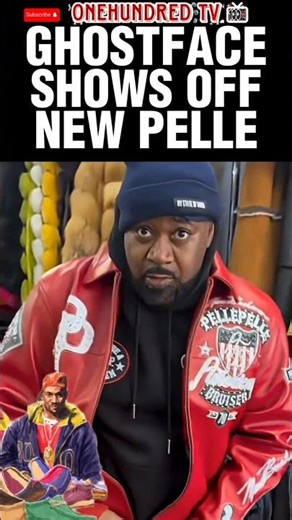 Ghostface Killah Shows Off His New Pelle Pelle Jacket 🔥