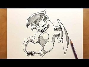 How to Draw Charizard Step by Step || Charizard Drawing Tutorial || Easy Anime Sketch
