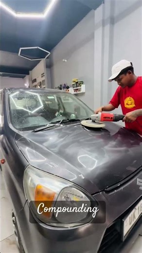 Paint correction vs compounding which one #shortsfeed #cardetailing