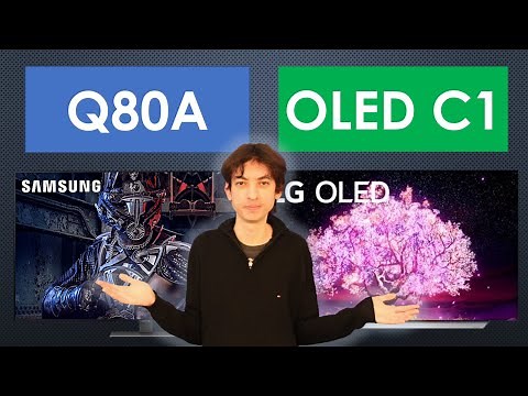 QLED Q80A vs OLED C1 - Qual TV tem a melhor imagem?
