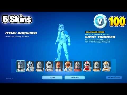 5 Skins For Only 100VB 😍