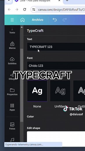 Tutorial de Canva: Truco de Texto Curvo y Type Craft