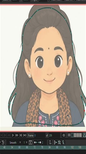 Day 9: How to Layer and Trace Complex Hair Structures in Moho Pro