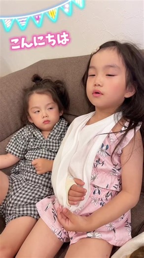 腕を痛めたつーちゃんの兄弟喧嘩