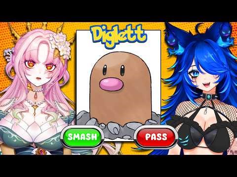 Spite and @MataraKan play Smash or Pass with Pokemon