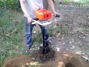 portable small earth hole digging tools drill soil machine