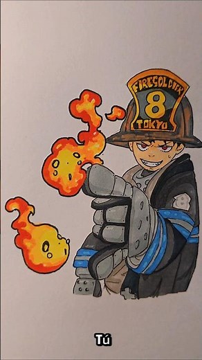 How to draw fire with alcohol-based markers #fireforce #shinrakusakabe #otakuart