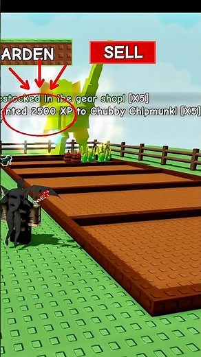 FASTEST WAY TO LEVEL UP CHUBBY CHIPMUNK IN GROW A GARDEN #roblox #growagarden #gag