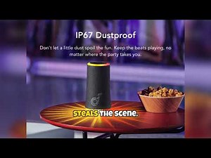 Soundcore Glow Portable Speaker by Anker with 30W REVIEW Bluetooth Speaker #portablespeaker