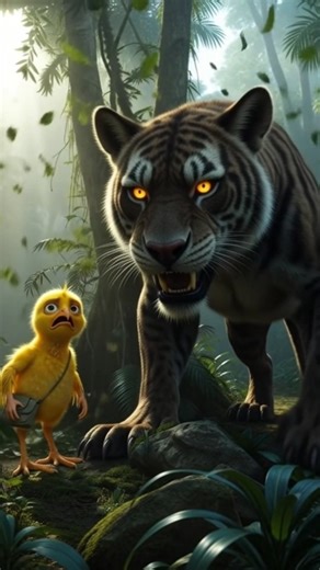 Jungle Me Kho Gaya Yello Chick ||#trending #viral #animals #shorts
