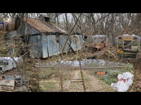 Exploring the Forgotten Journey into the Abandoned Scrapyard in Oklahoma