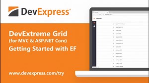 شروع کار با DevExtreme Grid for ASP.NET Core