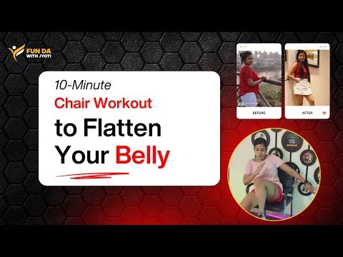 Easy Chair Exercises for a Flat Tummy 💺🔥