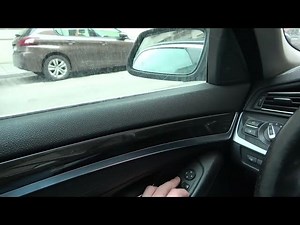 How to Close and Open Side Rearview Mirrors in BMW Series 5 F10/F11 ( 2010 2017 )