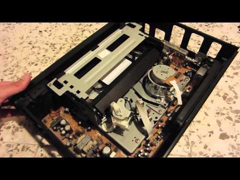 Repairing a Sharp videocassette recorder (stuck tape)