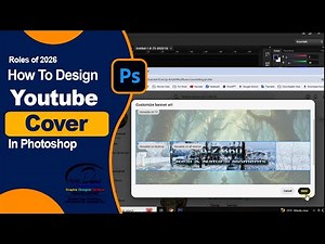 How to Make Professional Perfect-Size YouTube Cover Design in Photoshop | Step-by-Step Tutorial 2026