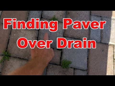 Patio Drainage, Best Way to Fix Pavers over Drain