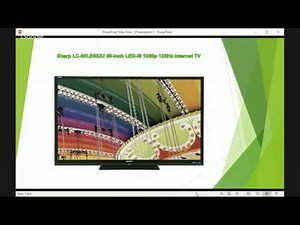 BEWARE: Sharp LC-80LE632U 80-Inch LED-lit 1080p 120Hz Internet TV