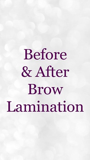 Look at the transformation on this client's brows after brow lamination! Natural-looking, lifted and defined. She's ready to wow! | Carolina Eye Candy Beauty & Relaxation Lounge | Facebook