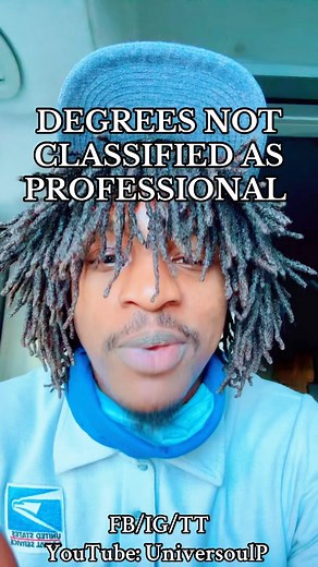10K views · 490 reactions | Degrees Not Classified As Professional | UniversoulP | Facebook