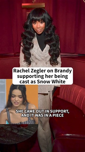 Rachel Zegler shares that having Brandy come out in support of her casting as Snow White in an upcoming adaptation of the Disney movie "meant the world" to her. Zegler has faced some backlash for being cast as Snow White as a Latina actress. Brandy famously played Cinderella in 1997, among a racially diverse cast. | Today Show