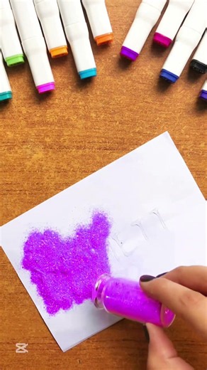 I Tried a 3D Glitter Name Trend | Aesthetic Name Writing #zarmeenasmeerart #satisfying #aesthetic