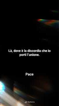PACE - Testo di Emanuela Sica