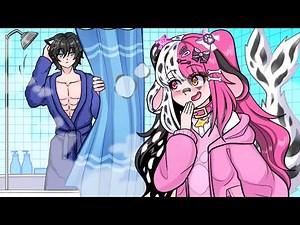 HELP HER PEEK THROUGH THE SHOWER... (WHAT EVEN IS THIS?!) | FACECAM