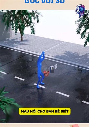 Mẹo siêu thực tế p2 😁 #gocvui3d #meothucte #banbe #banthan #hoathinh3d