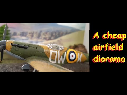 Want to build a cheap airfield diorama? | I will show you how!