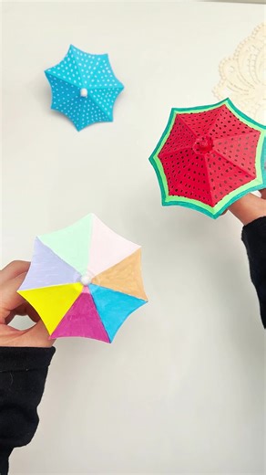 Paper umbrella magic ✂️DIY decor in 10 mins#diycraft #easy #DIY #diydecor #paper