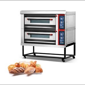[Hot Item] Commercial Baking Oven Gas Electric Single Double Deck Baking Oven for Industrial Bakery Bread Oven Bakery Equipment