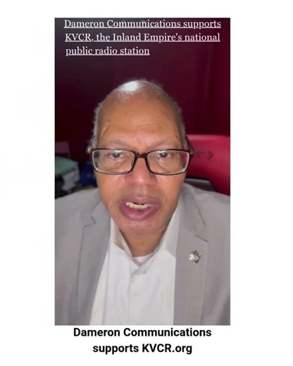 Dameron Communications Supports KVCR, the IE’s Public Radio Station #news #kvcr #npr #pr