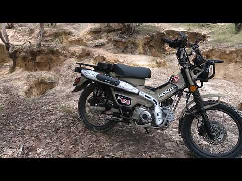 Honda CT 125 - Big Off-Road Tyres/New Gearing/Plus Steep Hill Climb!