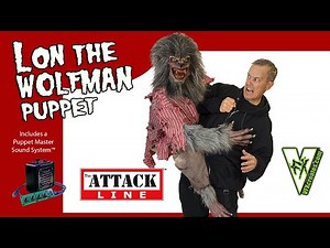 Lon the Wolfman Puppet - VFX Attack Line Puppet