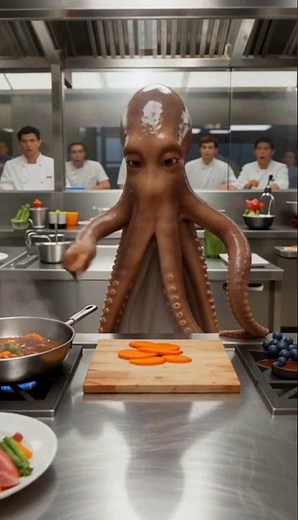Octopus Cooks 8 Gourmet Meals at Once