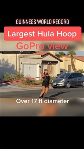 How I Broke a Guinness World Record! 🏆 17ft Hula Hoop