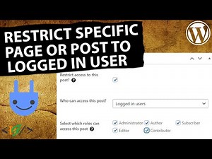 How to Restrict Specific Pages and Posts to Logged In User or Specific Role only in Ultimate Member