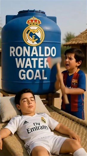 Messi Breaks Ronaldo’s Water Drum 😂 | Funny Prank