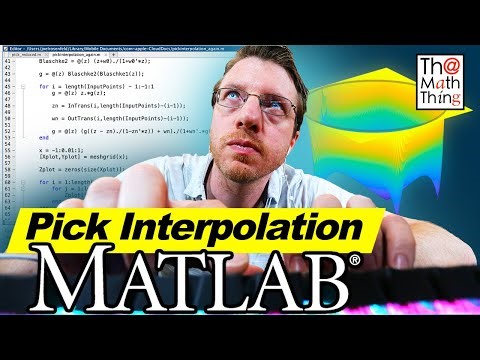 Pick Interpolation in MATLAB