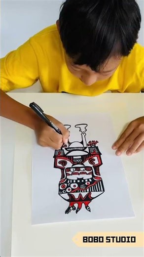 《髑髏侍》《Skeleton Samurai》 #illustration #art #illustrationnation #drawing #cartoon #cute