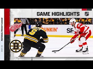 Red Wings @ Bruins 11/30/21 | NHL Highlights