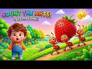 🐜 The Ants Go Marching One by One | Kids Counting Song & Nursery Rhymes